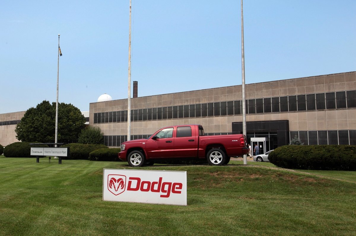 Front view of Chrysler Group’s Kokomo Transmission Plant